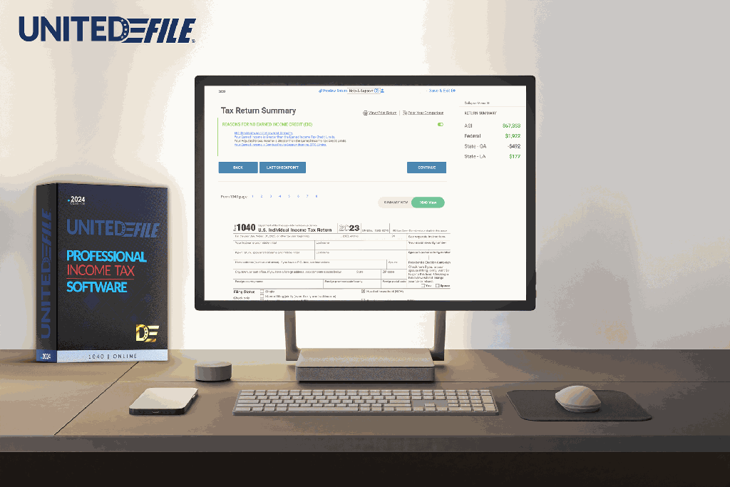 United Efile Professional Tax Software 1040 Pro